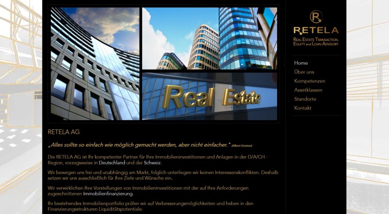 Website Retela AG